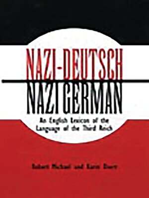 cover image of Nazi-Deutsch/Nazi German